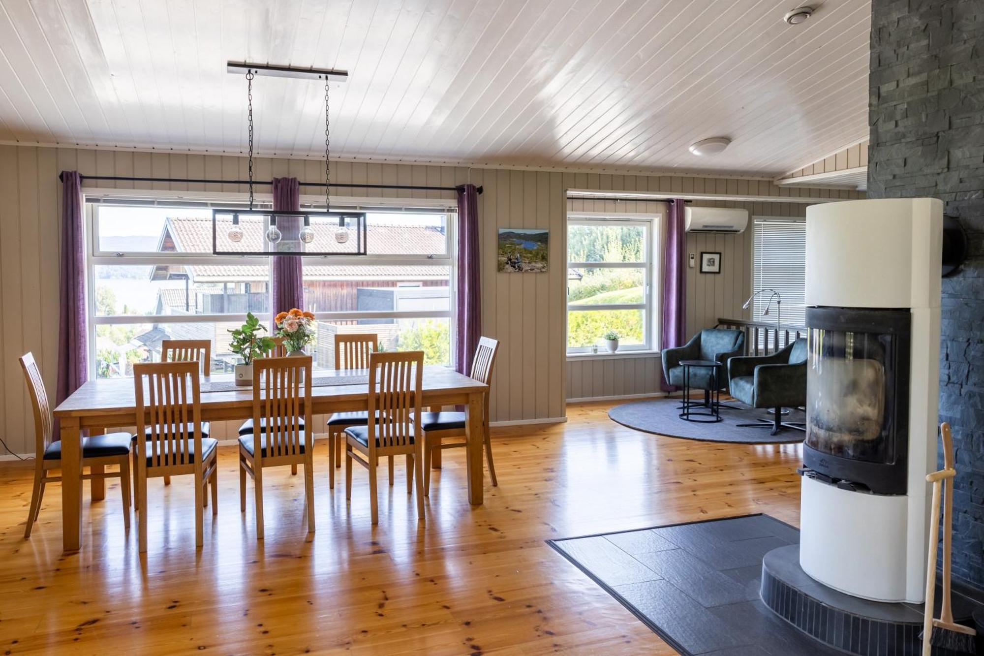 Leilighet Med Flott Uteplass Ulefoss Bagian luar foto